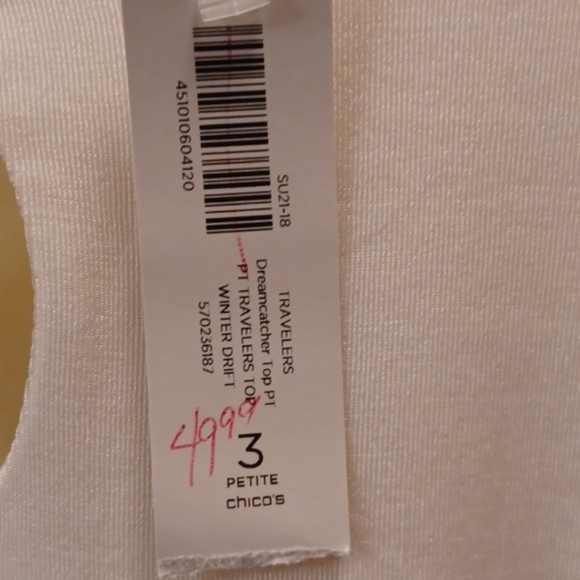 Chico's Travelers Classic Dreamcatcher Top - Picture 4 of 8